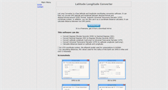 Desktop Screenshot of latlongconverter.com
