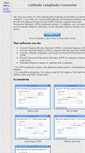 Mobile Screenshot of latlongconverter.com